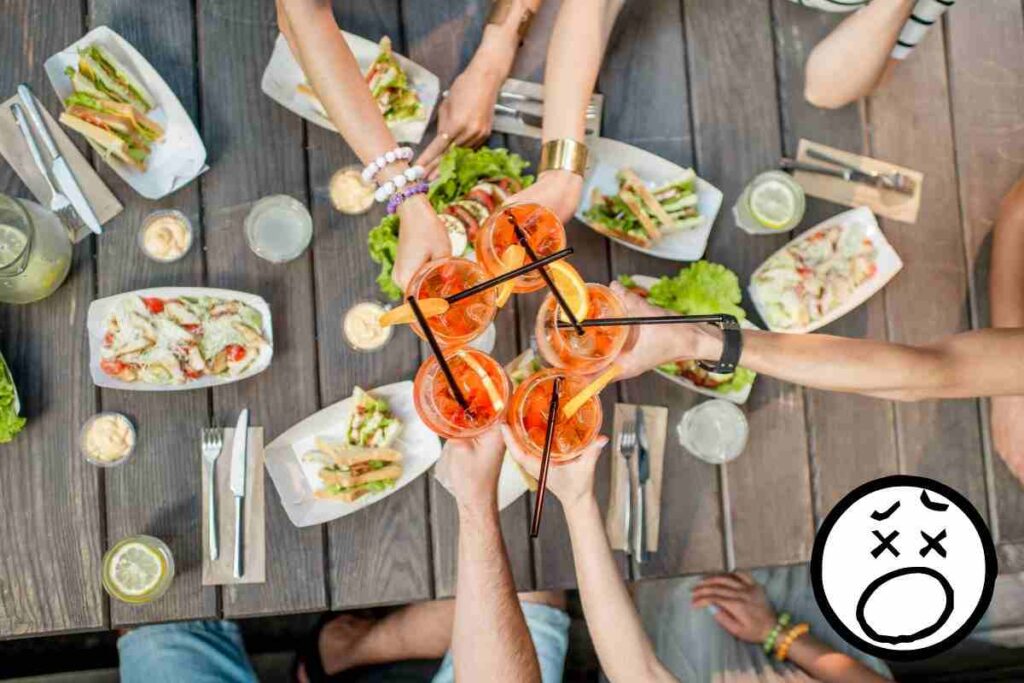 Aperitivo con gli amici