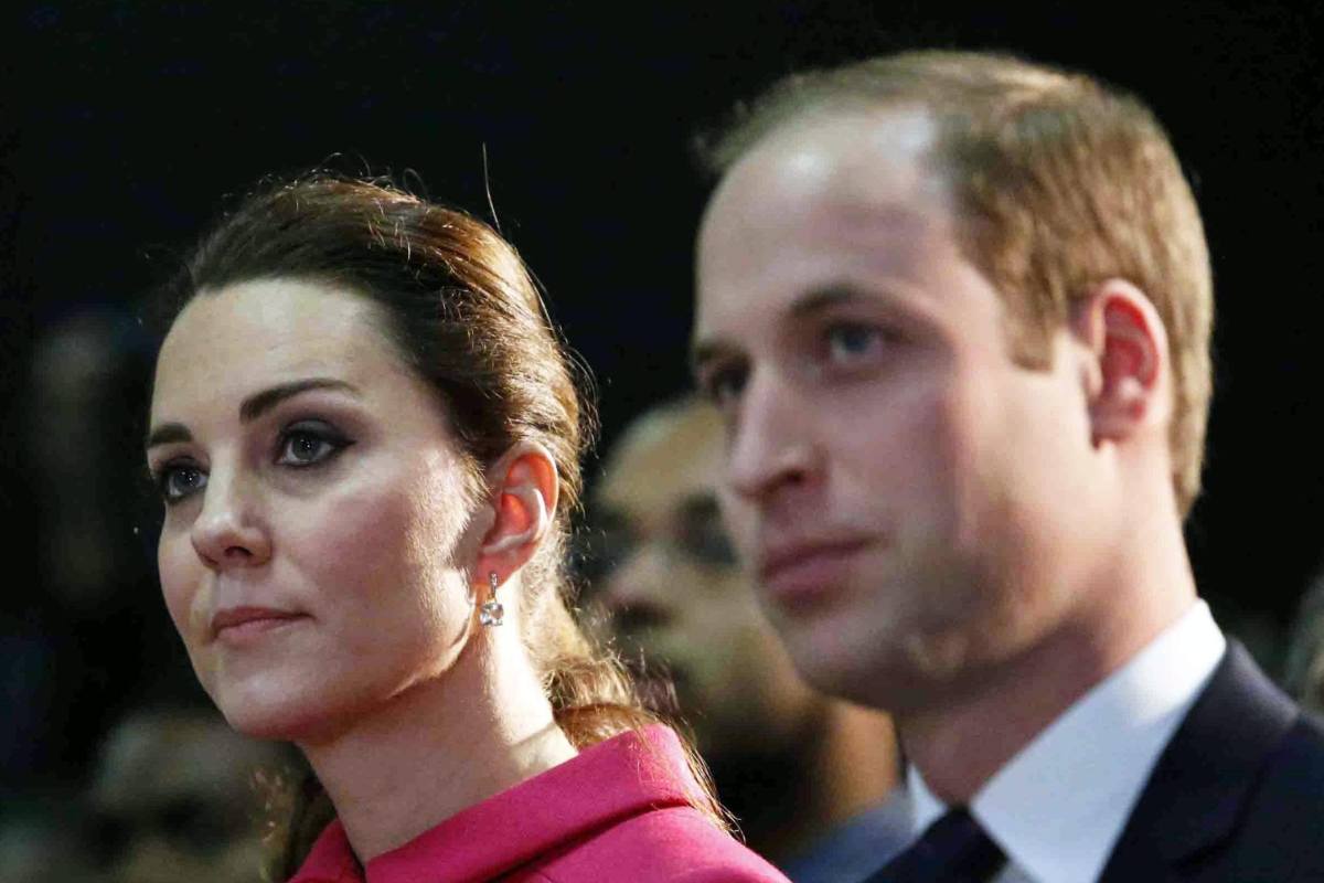 William e Kate in primo piano