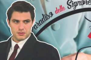 Marcello e logo Paradiso delle signore
